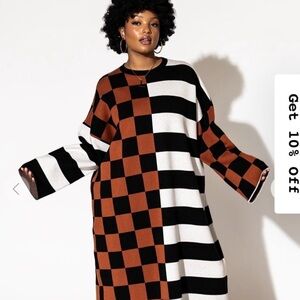 NWT Dressed in LALA knit dress S/M